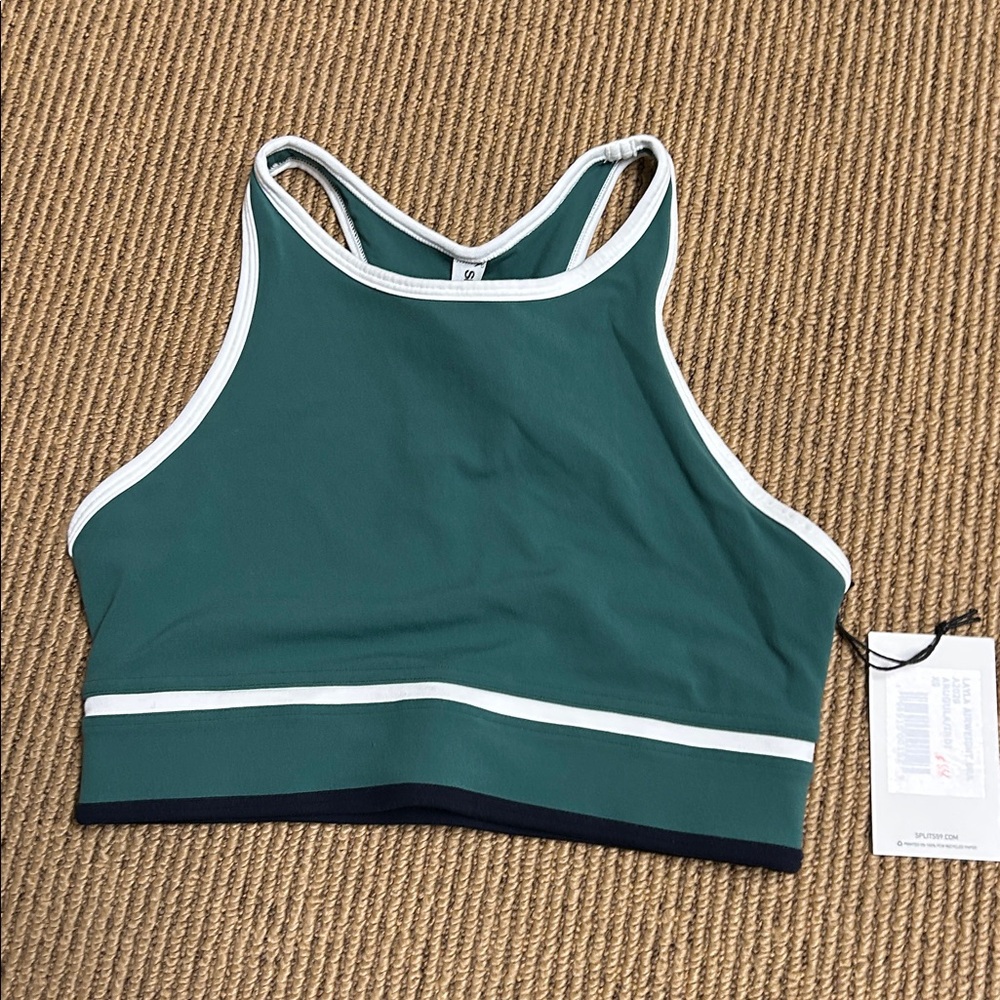 Splits59 Layla airweight bra arugula/indigo